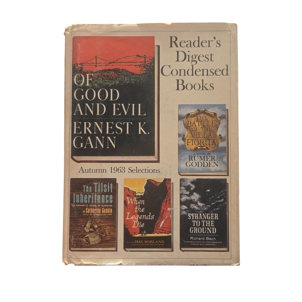 Vintage Reader's Digest Condensed Books Autumn 1963 Vol 4 Hardcover DJ